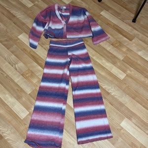 Beach Riot sweater top/pant lounge set - M